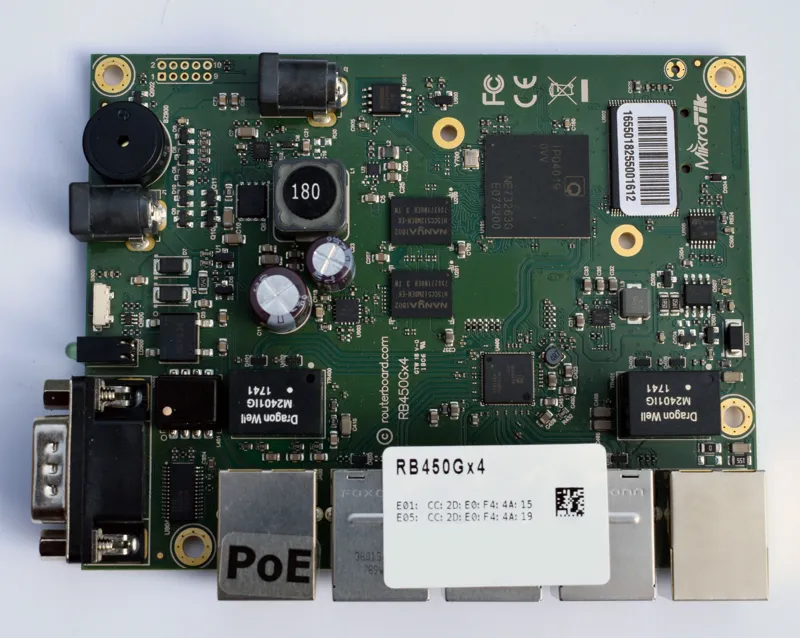 MikroTik RB450Gx4 router